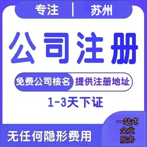 龙岩苏州创业详情了解+营业执照注册全流程解析—附代理记账报税价格